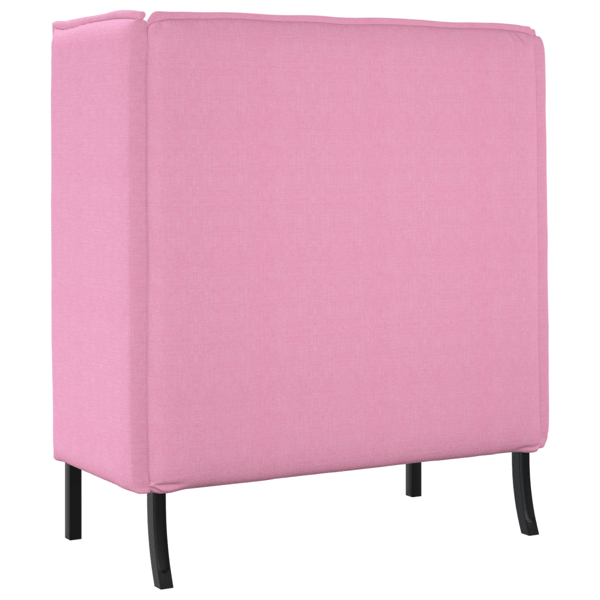 Hög Ryggsoffa 101cm Rosa tyg
