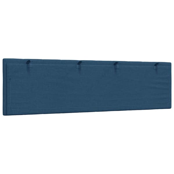 Headboard Cushion "Hanko" Blue 180 cm Fabric