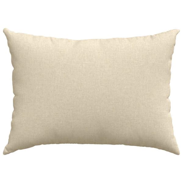 Sofakuddar 2 pcs Kräm 70 x 50 cm tyg
