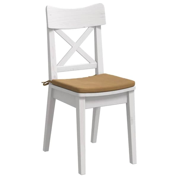 Sittkuddar 4 pcs Brun 40 x 40 x 3 cm Sammet