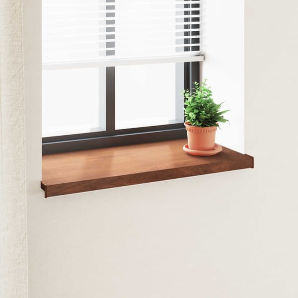 Fönsterbräda Brun trä 80 x 40 x 4,5 cm PVC