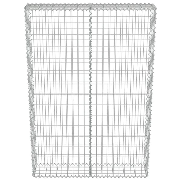 Gabionmur i galvaniserat stål 100x20x150 cm