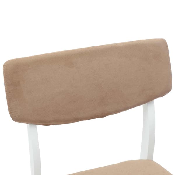 Matstolar 2 pcs Vit 48 x 49 x 95 cm Massiv Gummiträ