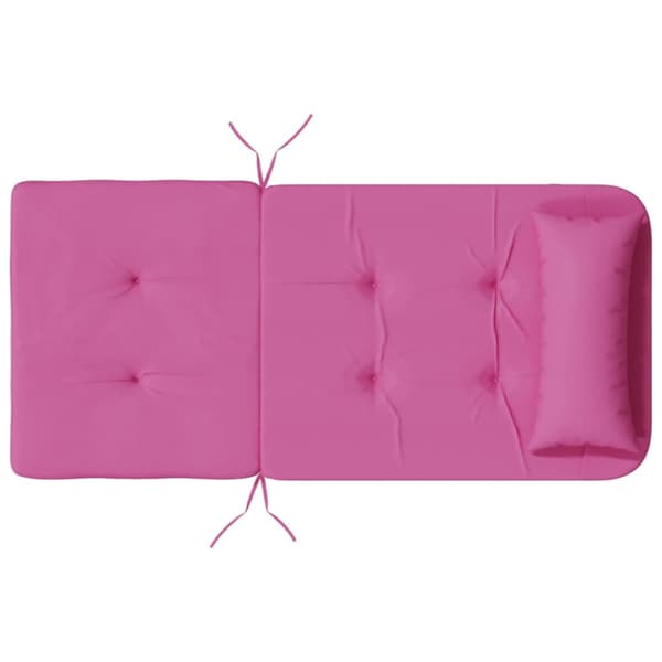 Solstolsdynor 2 st rosa oxfordtyg