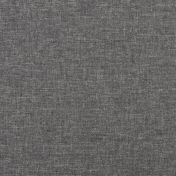 Fotpall ljusgrå 45x29,5x35 cm tyg