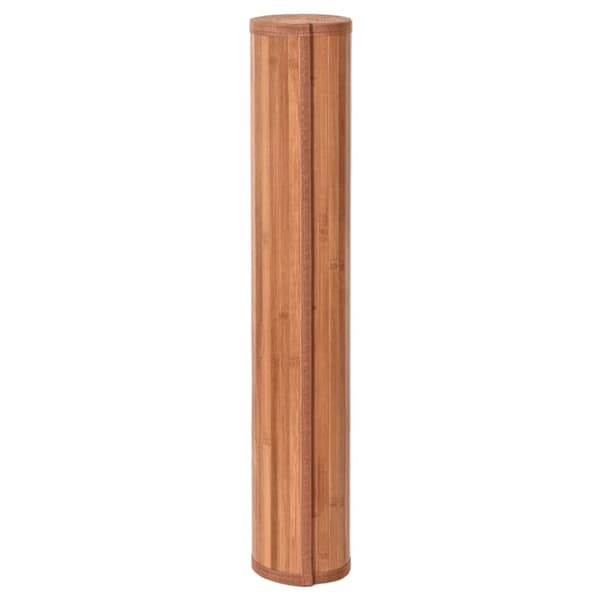 Matta fyrkantig brun 100x100 cm bambu