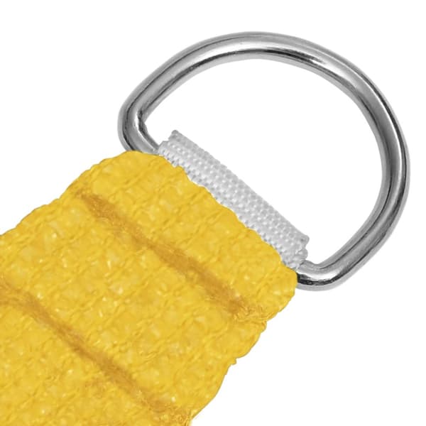 Solsegel 160 g/m² rektangulär gul 5x6 m HDPE