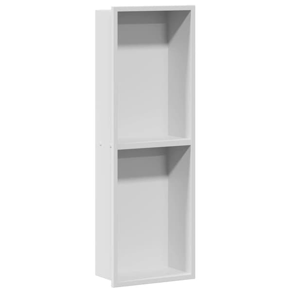 Dusch Nisch Vit 60 x 20 x 9,5 cm Rostfritt stål