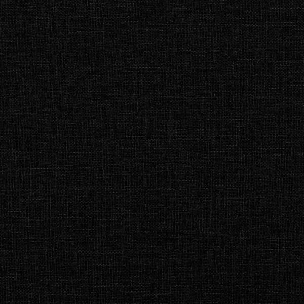 Bed Frame "Dover" Black 140x200 cm Fabric