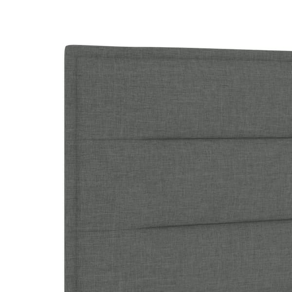 Huvudgavel Mörkgrå 100 cm tyg