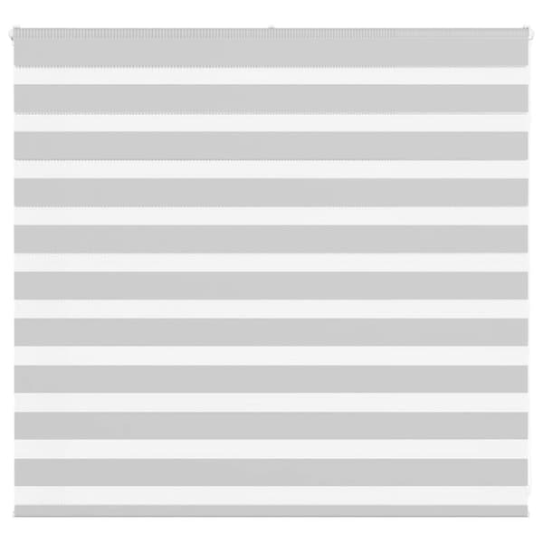 Rullgardin zebra ljusgrå 155x100 cm tyg bredd 150,9cm polyester