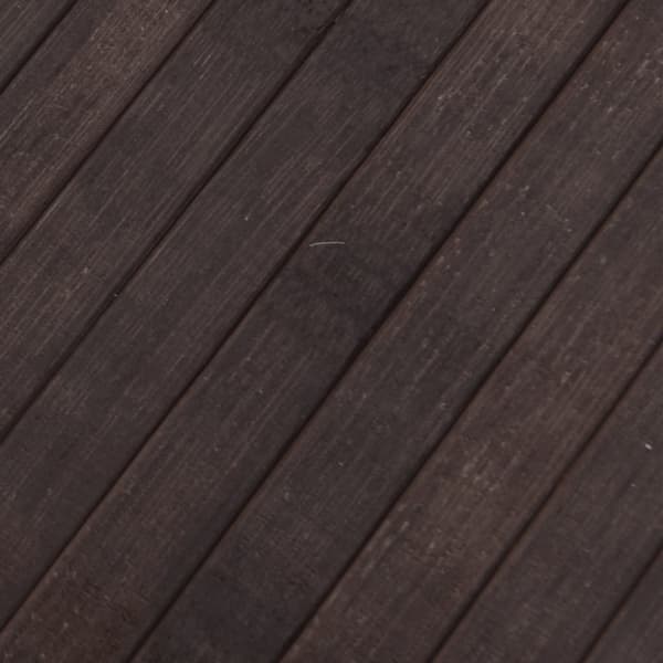 Matta rektangulär mörkbrun 80x100 cm bambu