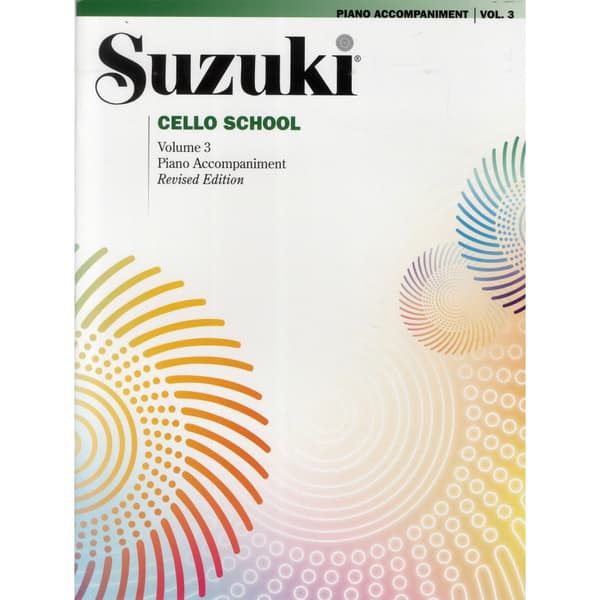 Suzuki cello pi acc  3 (häftad, eng)