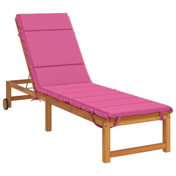 Solstol Kudde GEMERT 100% Polyester Rosa 200 x 60 x 3 cm