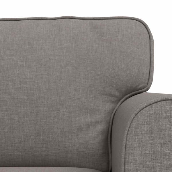 Soffset 2 pcs Taupe 215 x 82 x 80 cm tyg