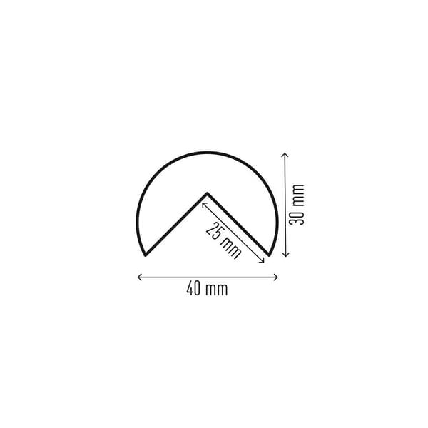 Hörnskydd DURABLE C25R