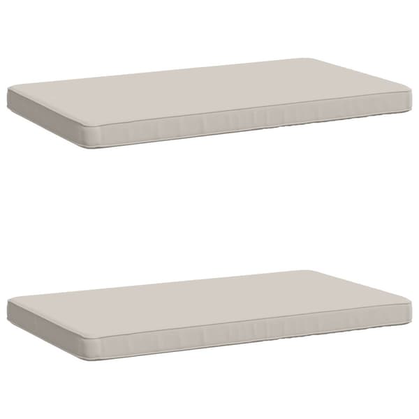2-delade Bänk Kuddar VUGHT 2 st 100% Polyester Vit