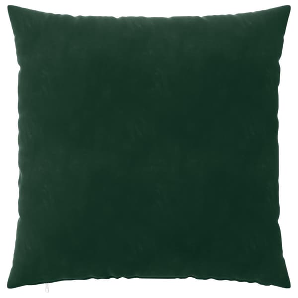 Kuddöverdrag 6 st HEERLEN Mörkgrön 80 x 80 cm Sammet