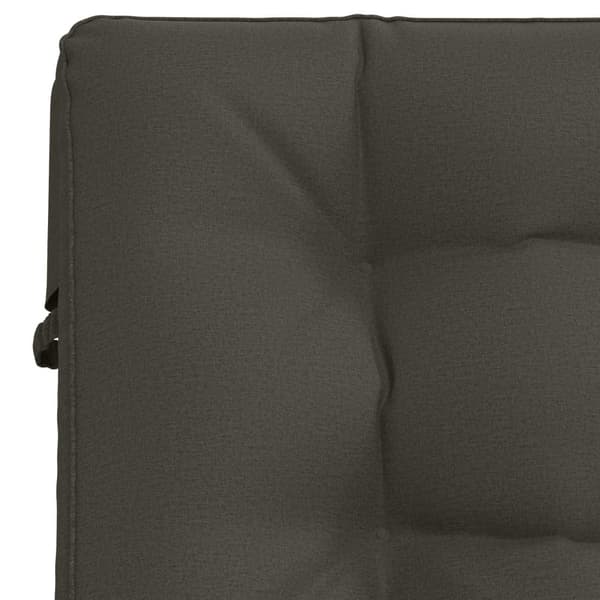 Solstol Kudde VIANEN 100% Polyester Antracit 200 x 90 x 8 cm
