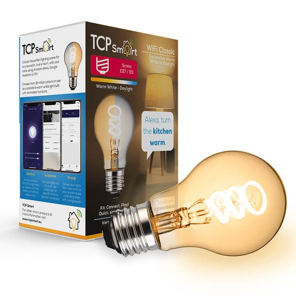 WIFI LED-lampa Classic Twist+CCT ES/E27