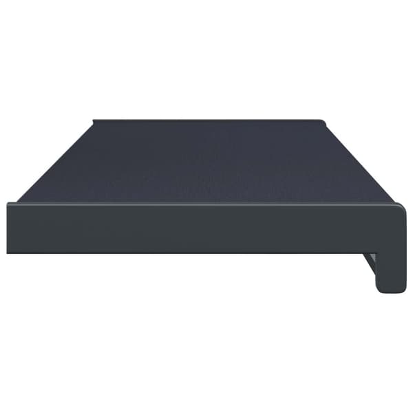 Fönsterbräda Anthracit med träådring 80 x 25 x 4,5 cm PVC