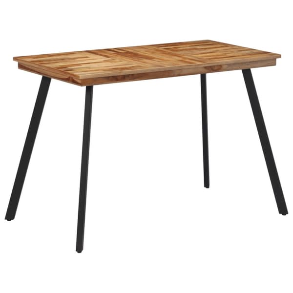 Matbord 120x62x76 cm massiv teak