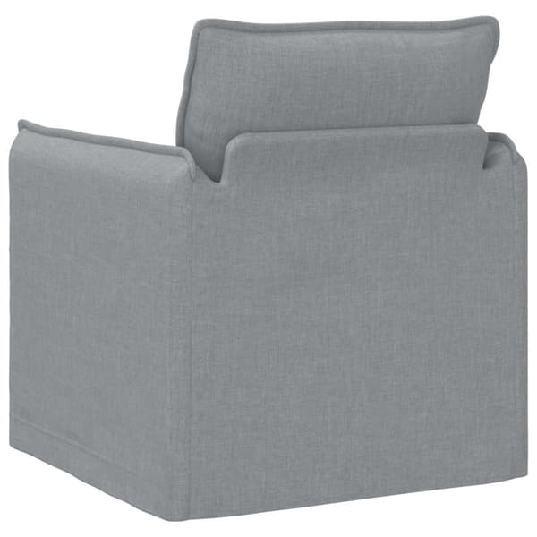 Soffa Ljusgrå 195 x 82 x 85 cm tyg
