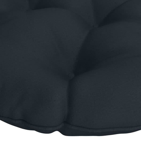 Hängstolskudde VIANEN 100% Polyester Mörkblå Ø 45 x 10 cm