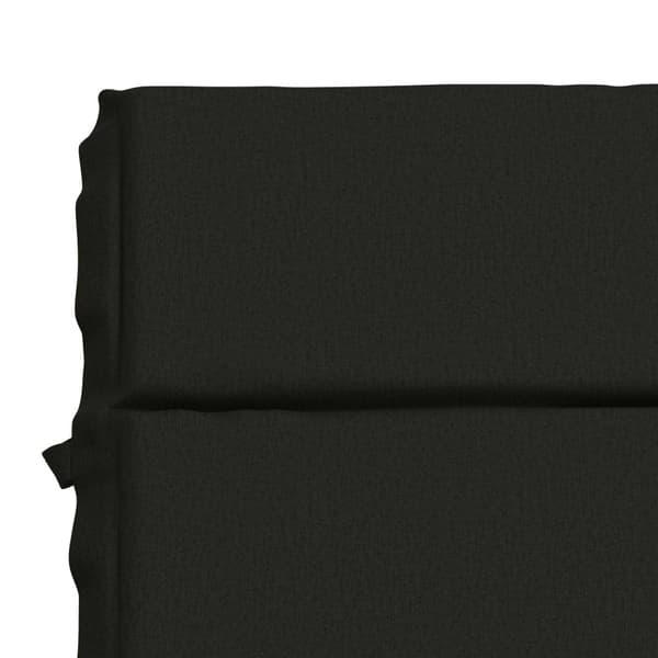 Solstol Kudde GEMERT 100% Polyester Svart 200 x 80 x 3 cm
