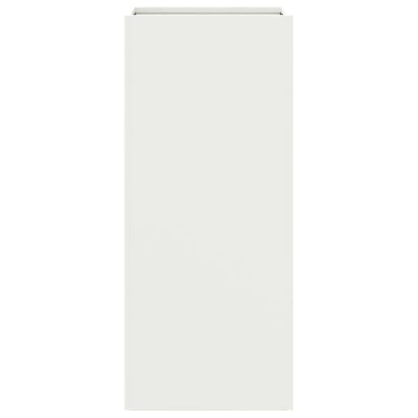 Odlingslåda vit 32x29x75 cm kallvalsat stål