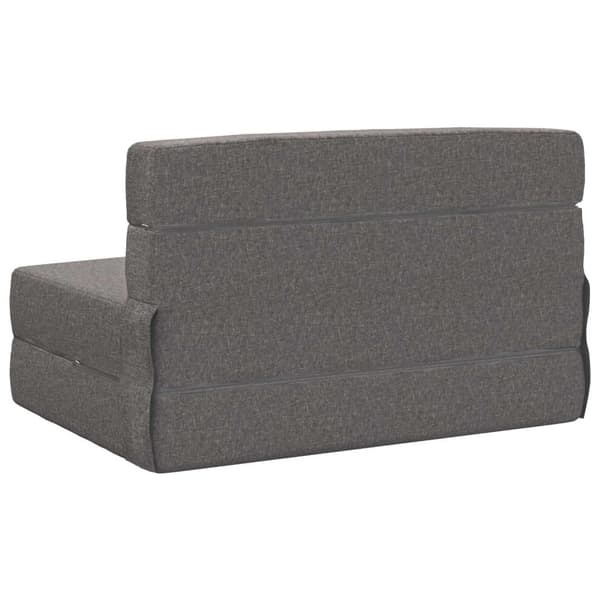 Fällbar Soffbed Ljusgrå 70 x 72 x 60 cm Tyg