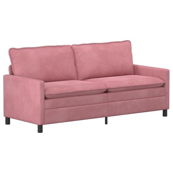 Soffa Rosa 196 x 81 x 87,5 cm Sammet