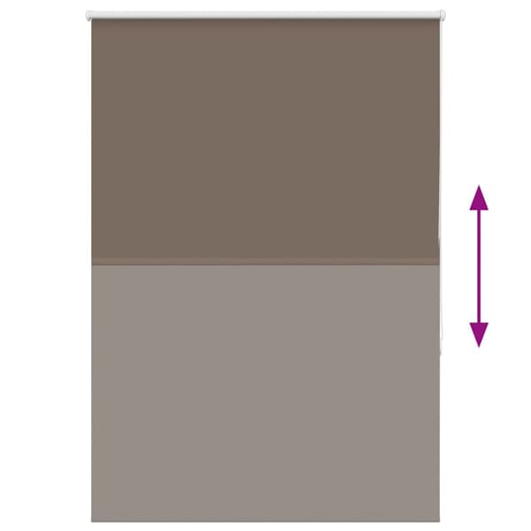 Mörkläggningsgardin kaffe 100x150 cm tyg bredd 95,7cm polyester