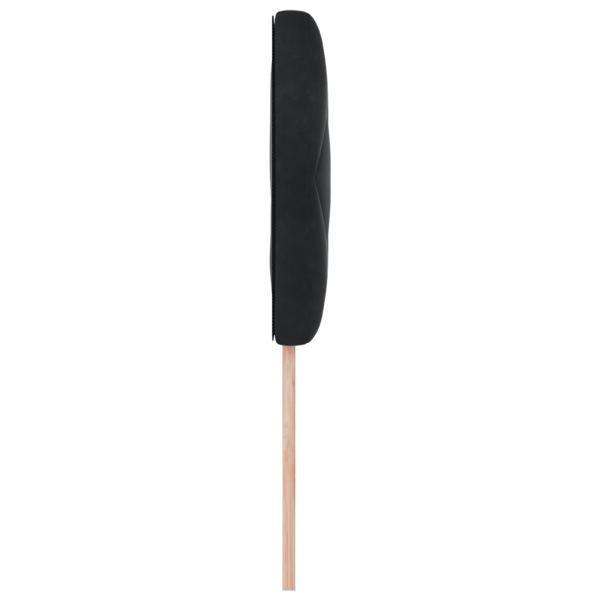 LED huvuddyna Svart 100 cm Sammet
