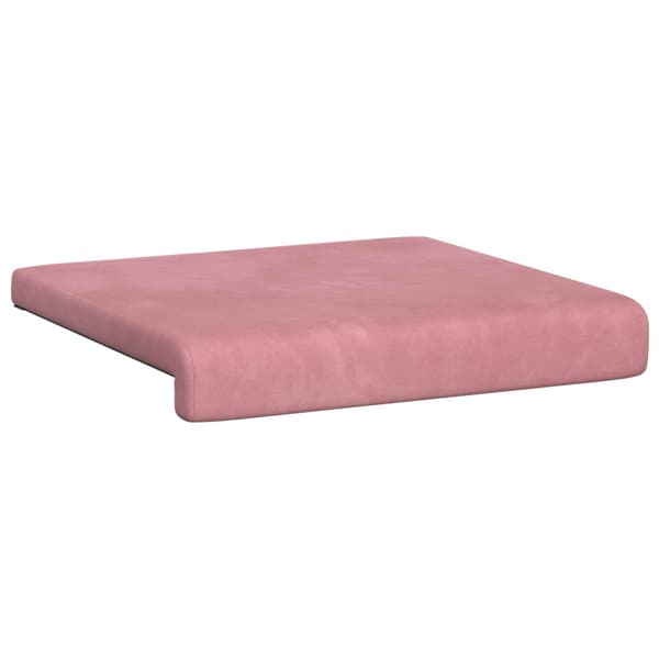 Bänk kudde 2 st Sammet Rosa Djup 35 cm