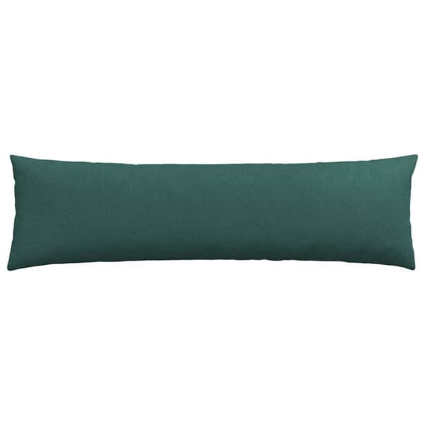 Sofakuddar 2 pcs Mörkgrön 145 x 40 cm tyg