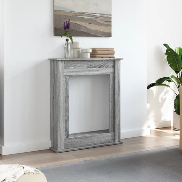 Spiselkrans grå sonoma 75x20x87,5 cm konstruerat trä