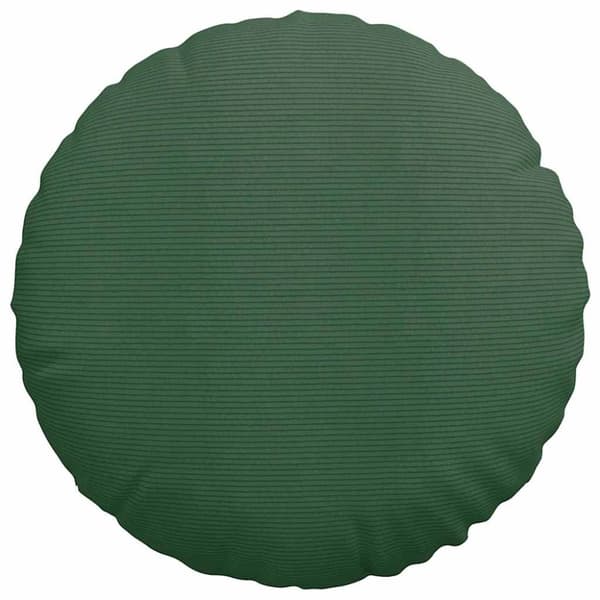 Sittkuddar 2 pcs Mörkgrön Ø 80 cm Kordread tyg