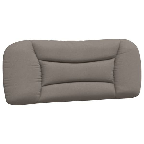 Headboard Cushion "Hvar" Taupe 100 cm Fabric