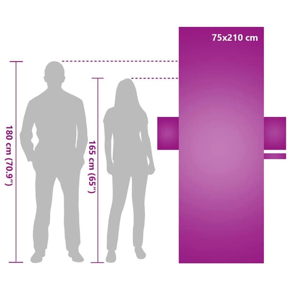 Solstolshanddukar 2 pcs Lila 210 x 75 cm Polyester och polyamid