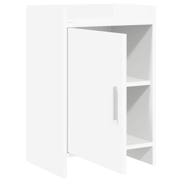 Sängbord Vit 40 x 30 x 60 cm Konstruerat trä