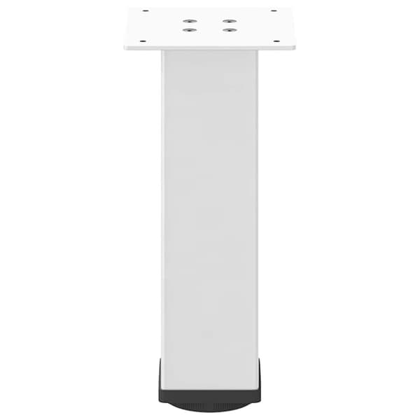 Soffbordsben 4 st vita 42-44 cm stål
