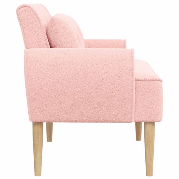 Loveseat med knapprapport Rosa 117 x 67 x 77 cm Bouclé