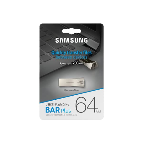 Samsung BAR Plus MUF-64BE3 - USB flash-enhet - 64 GB