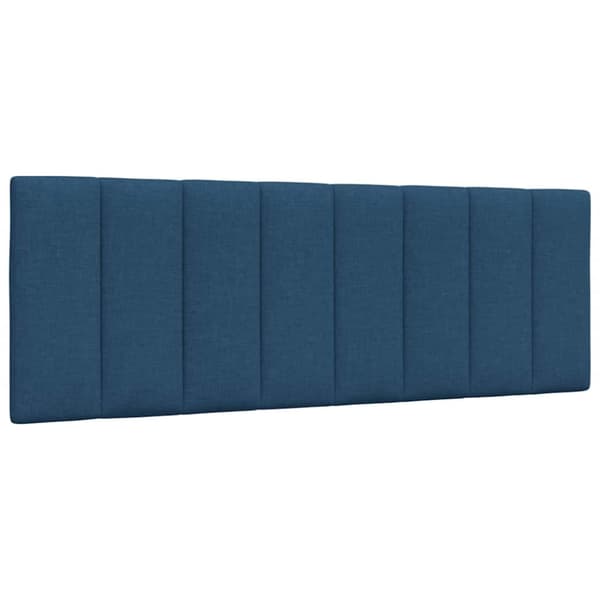 Bed Frame without Mattress "Hanko" Blue 120x200cm Fabric