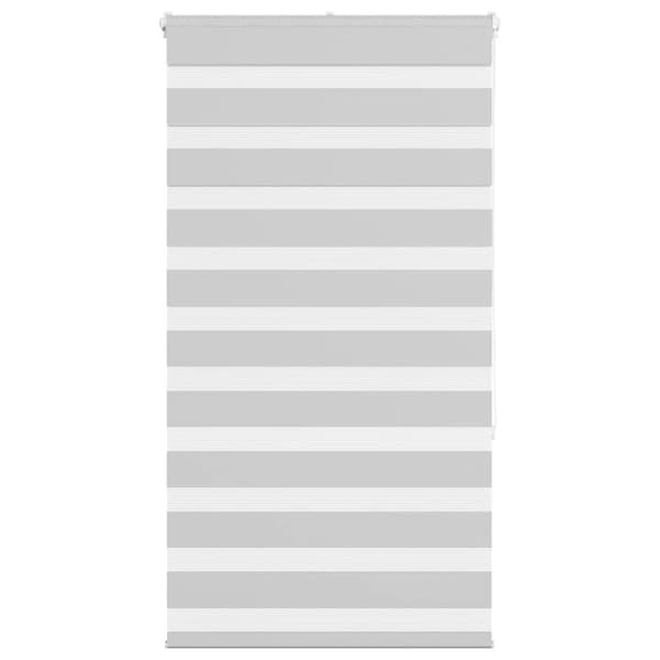 Rullgardin zebra ljusgrå 70x150 cm tyg bredd 65,9 cm polyester