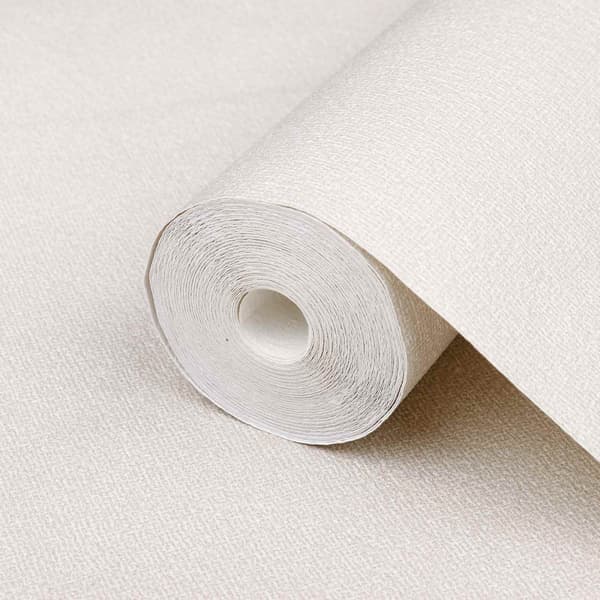 3D Solid Tapet Randig Ljusbrun 10 x 0,53 m Non-woven tyg