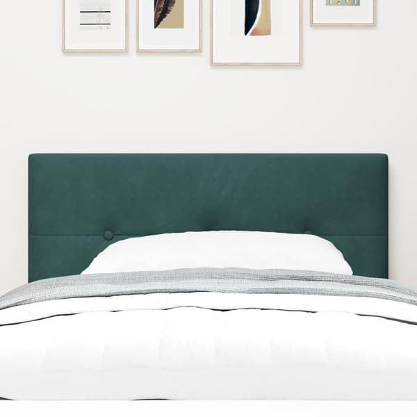 Huvudgavel Mörkgrön 90 cm Sammet