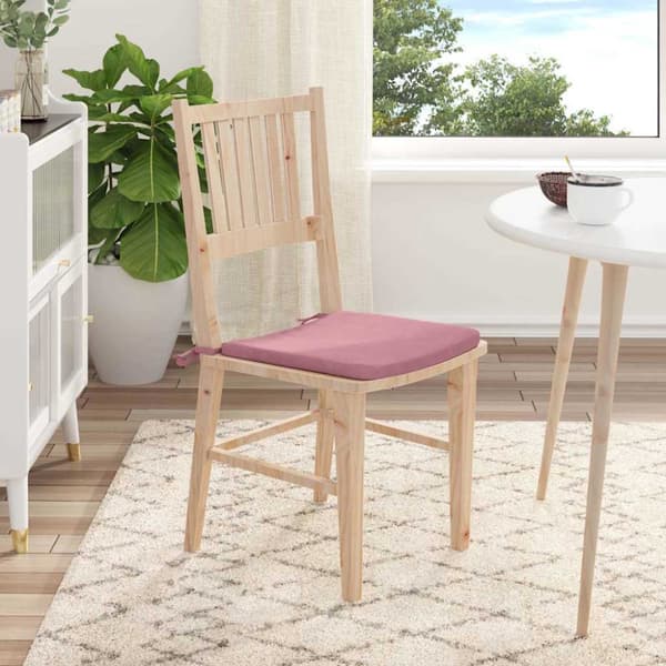Sittkuddar 4 pcs Rosa 40 x 40 x 3 cm Sammet