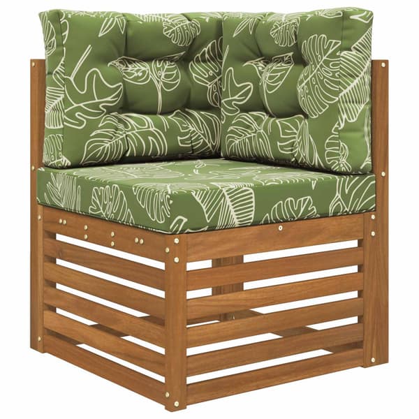 Utomhus Soffa Kudde 3 pcs Bladdesign Polyester